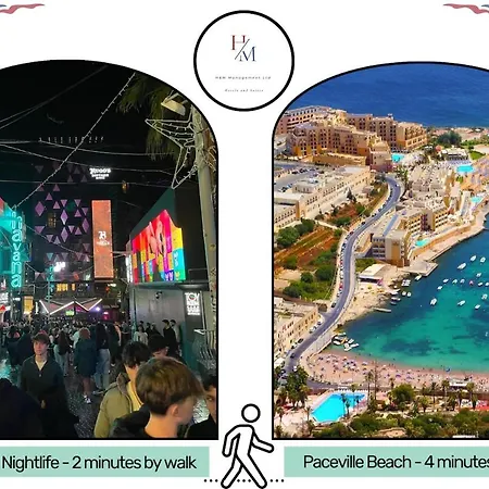 公寓 Paceville For Groups! *